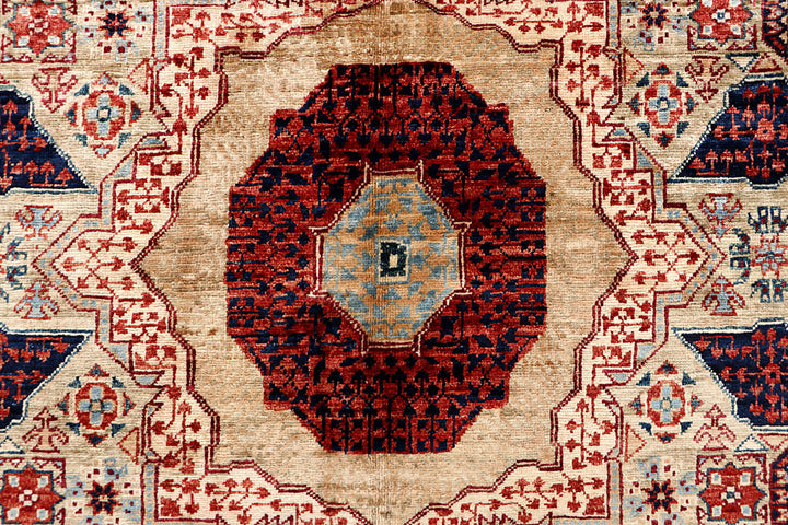 Multi Colored Mamluk 4' 3 x 6' 3 - No. 66196 - ALRUG Rug Store