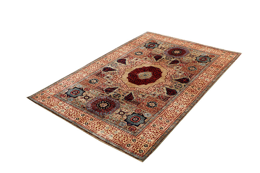 Multi Colored Mamluk 4' 3 x 6' 3 - No. 66196 - ALRUG Rug Store