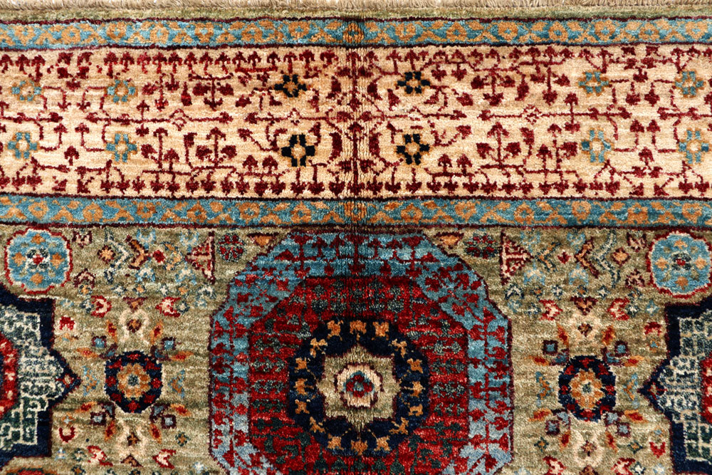 Multi Colored Mamluk 4' 1 x 5' 11 - No. 66197 - ALRUG Rug Store