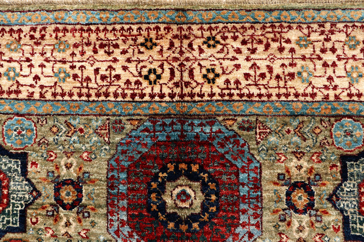 Multi Colored Mamluk 4' 1 x 5' 11 - No. 66197 - ALRUG Rug Store