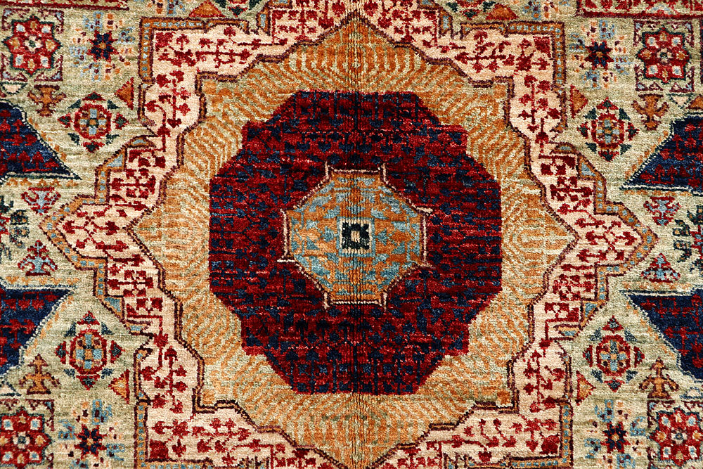 Multi Colored Mamluk 4' 1 x 5' 11 - No. 66197 - ALRUG Rug Store