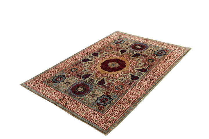 Multi Colored Mamluk 4' 1 x 5' 11 - No. 66197 - ALRUG Rug Store