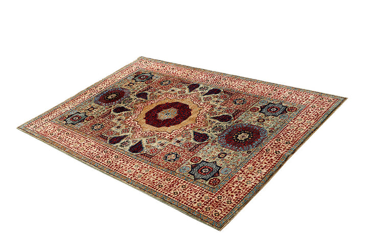 Multi Colored Mamluk 4' 1 x 5' 11 - No. 66197 - ALRUG Rug Store