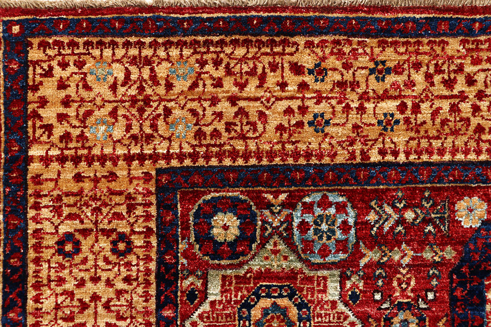 Dark Red Mamluk 3' 10 x 6' - No. 66198 - ALRUG Rug Store