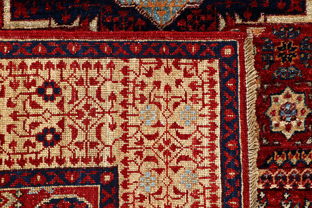 Dark Red Mamluk 3' 10 x 6' - No. 66198 - ALRUG Rug Store