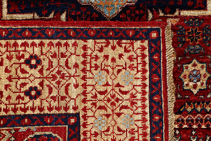 Dark Red Mamluk 3' 10 x 6' - No. 66198 - ALRUG Rug Store