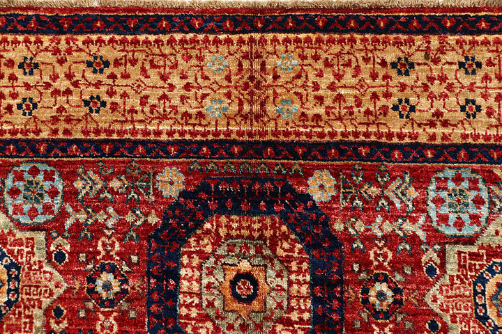 Dark Red Mamluk 3' 10 x 6' 2 - No. 66199 - ALRUG Rug Store