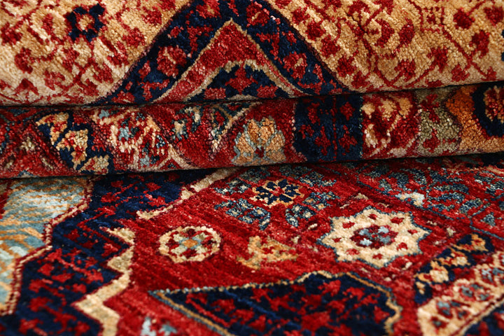 Dark Red Mamluk 3' 10 x 6' 2 - No. 66199 - ALRUG Rug Store