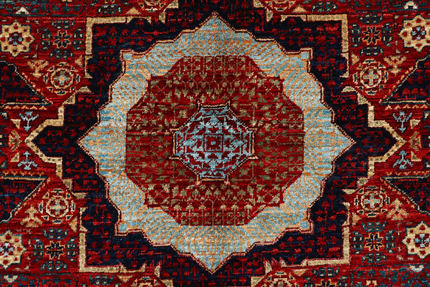Dark Red Mamluk 3' 10 x 5' 11 - No. 66200 - ALRUG Rug Store