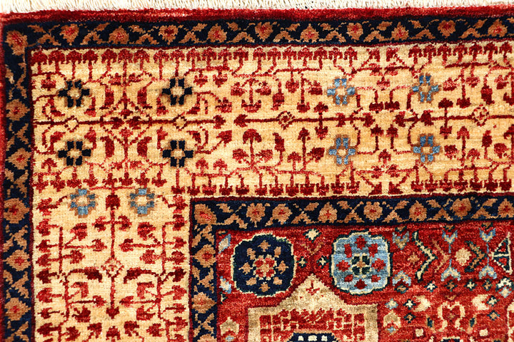 Dark Red Mamluk 4' 1 x 6' 7 - No. 66201 - ALRUG Rug Store