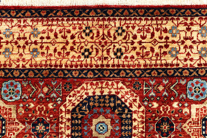 Dark Red Mamluk 4' 1 x 6' 7 - No. 66201 - ALRUG Rug Store