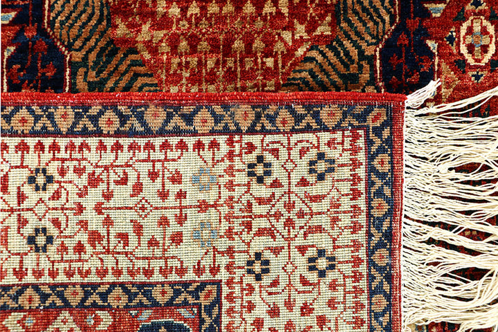 Dark Red Mamluk 4' 1 x 6' 7 - No. 66201 - ALRUG Rug Store