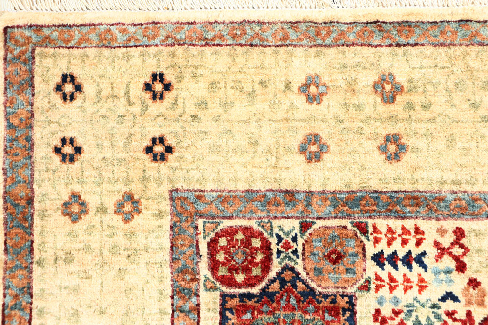 Blanched Almond Mamluk 4' x 6' - No. 66202 - ALRUG Rug Store