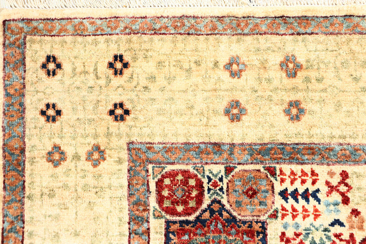 Blanched Almond Mamluk 4' x 6' - No. 66202 - ALRUG Rug Store