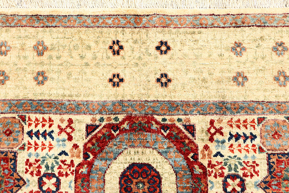 Blanched Almond Mamluk 4' x 6' - No. 66202 - ALRUG Rug Store