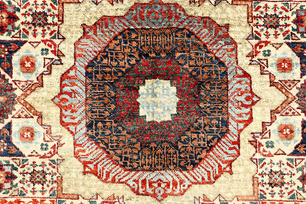 Blanched Almond Mamluk 4' x 6' - No. 66202 - ALRUG Rug Store
