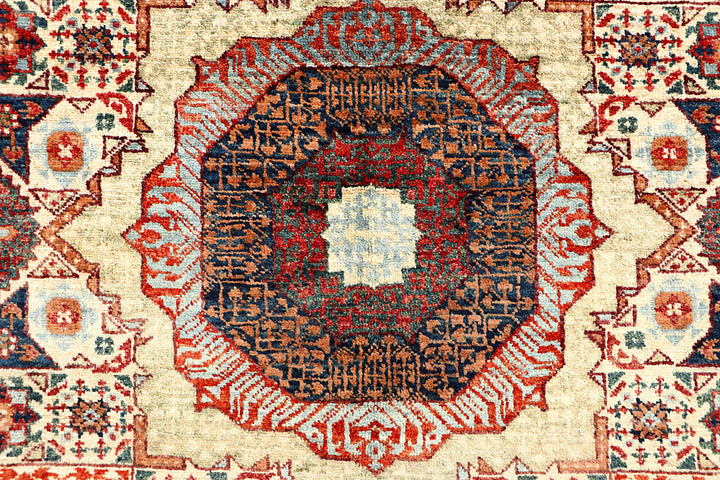 Blanched Almond Mamluk 4' x 6' - No. 66202 - ALRUG Rug Store
