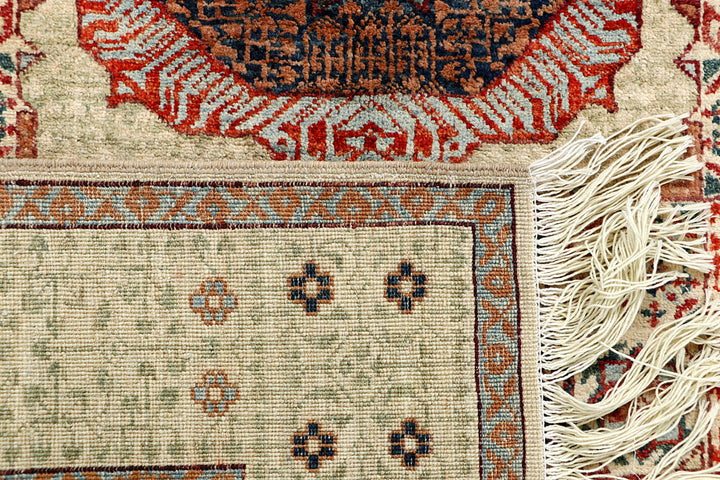 Blanched Almond Mamluk 4' x 6' - No. 66202 - ALRUG Rug Store