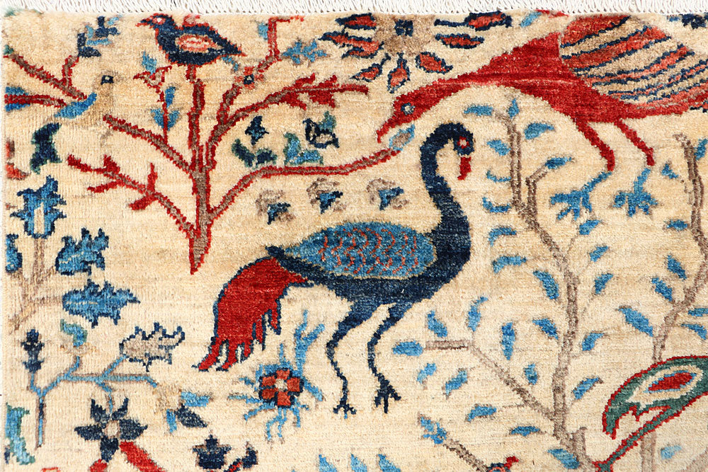 Bisque Hunting 8' 10 x 12' 3 - No. 66204 - ALRUG Rug Store