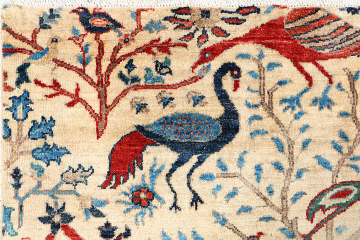 Bisque Hunting 8' 10 x 12' 3 - No. 66204 - ALRUG Rug Store