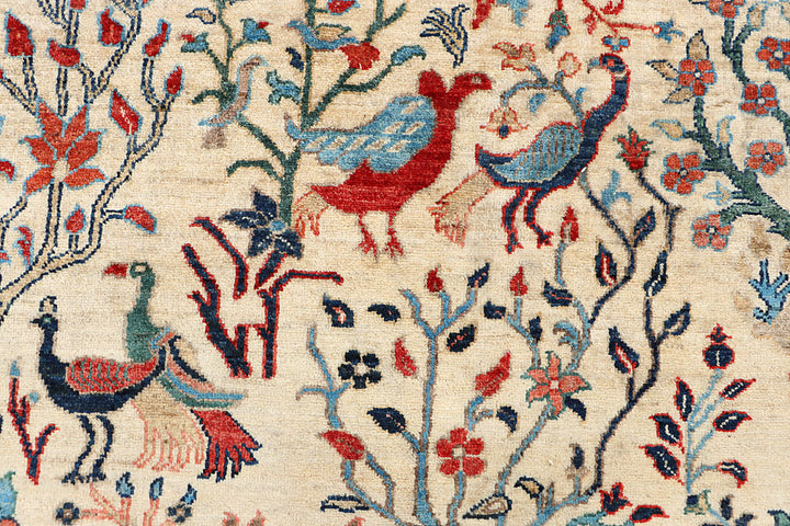 Bisque Hunting 8' 10 x 12' 3 - No. 66204 - ALRUG Rug Store