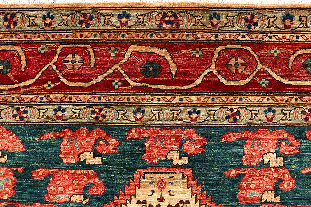 Multi Colored Ziegler 8' 10 x 11' 4 - No. 66207 - ALRUG Rug Store