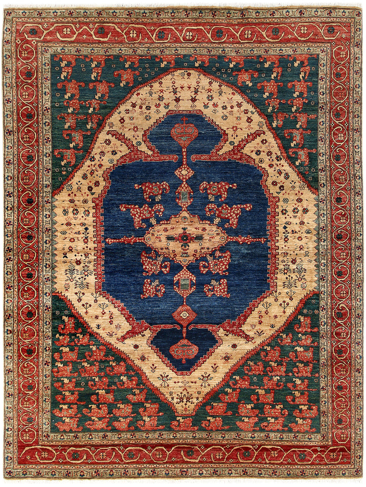 Multi Colored Ziegler 8' 10 x 11' 4 - No. 66207 - ALRUG Rug Store