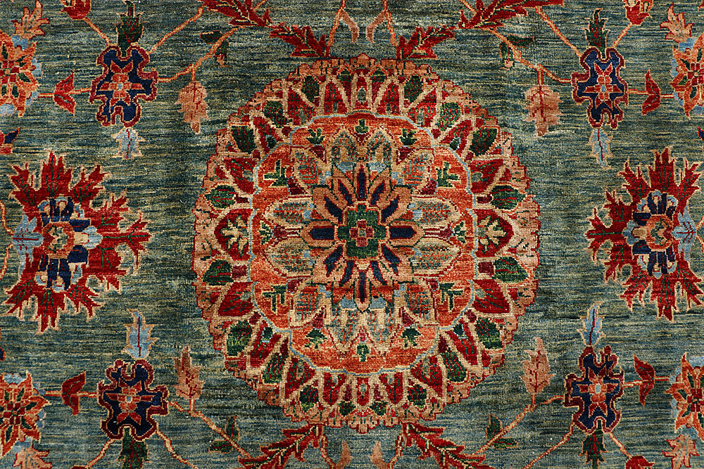 Cadet Blue Ziegler 9' 9 x 13' 11 - No. 66210 - ALRUG Rug Store