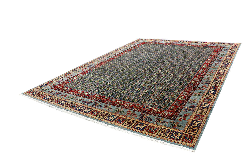 Multi Colored Ziegler 9' 10 x 13' 8 - No. 66211 - ALRUG Rug Store