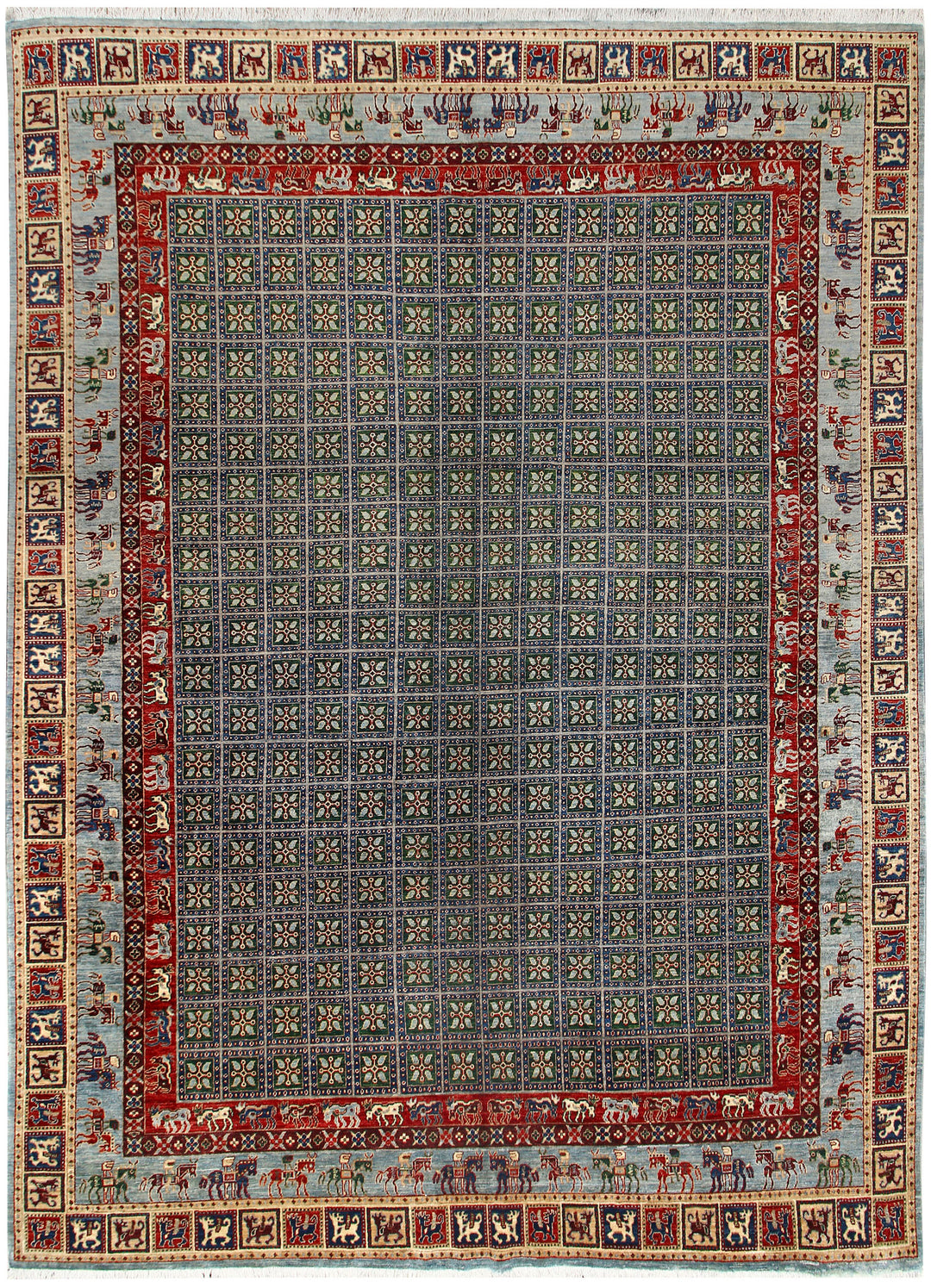 Multi Colored Ziegler 9' 10 x 13' 8 - No. 66211 - ALRUG Rug Store
