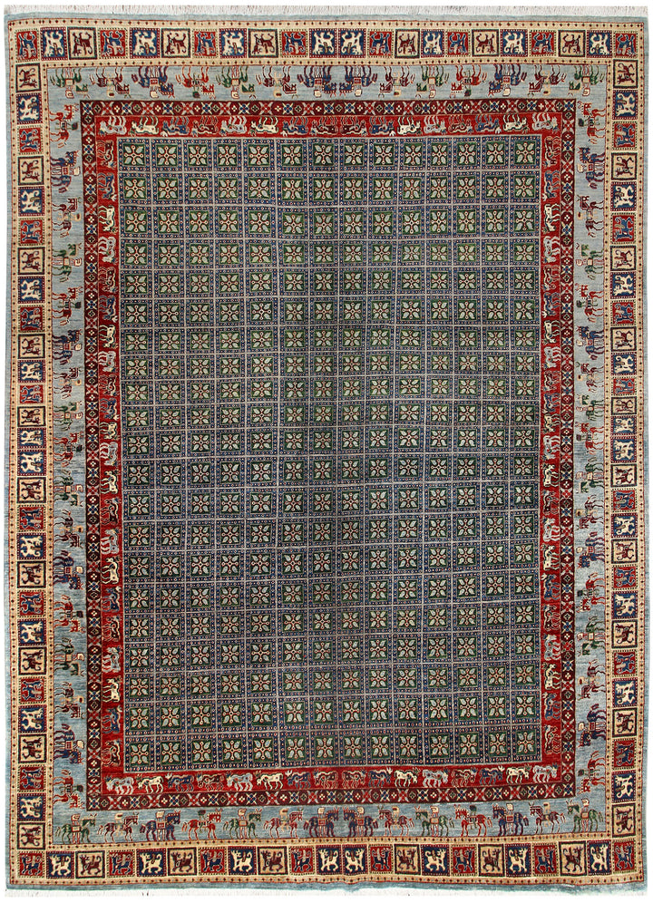 Multi Colored Ziegler 9' 10 x 13' 8 - No. 66211 - ALRUG Rug Store