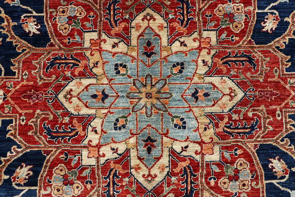 Midnight Blue Ziegler 9' 1 x 11' 11 - No. 66213 - ALRUG Rug Store