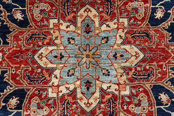 Midnight Blue Ziegler 9' 1 x 11' 11 - No. 66213 - ALRUG Rug Store