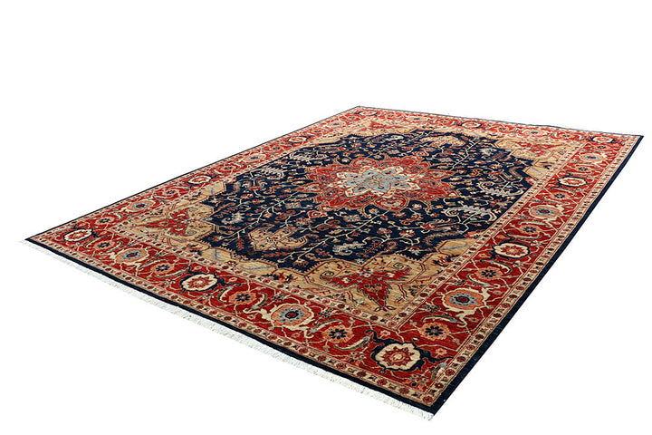 Midnight Blue Ziegler 9' 1 x 11' 11 - No. 66213 - ALRUG Rug Store