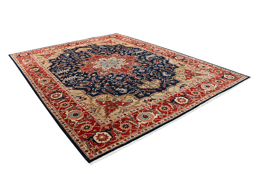 Midnight Blue Ziegler 9' 1 x 11' 11 - No. 66213 - ALRUG Rug Store