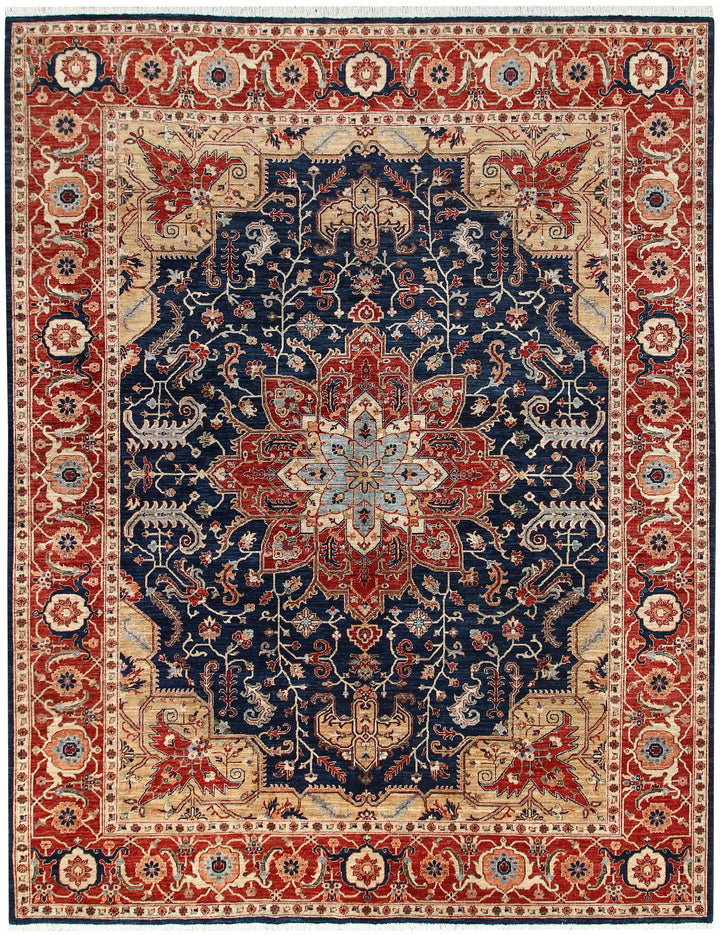 Midnight Blue Ziegler 9' 1 x 11' 11 - No. 66213 - ALRUG Rug Store