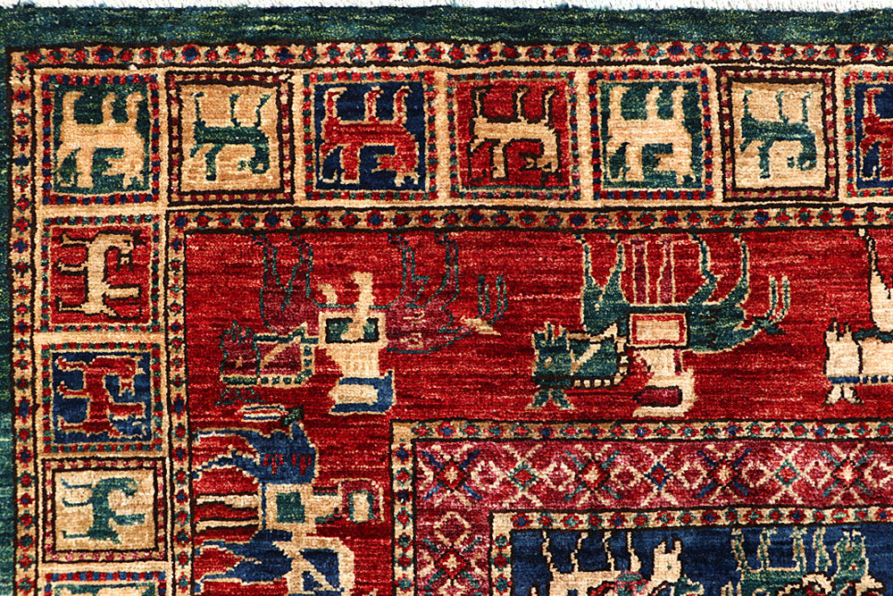 Multi Colored Ziegler 9' 8 x 9' 9 - No. 66214 - ALRUG Rug Store