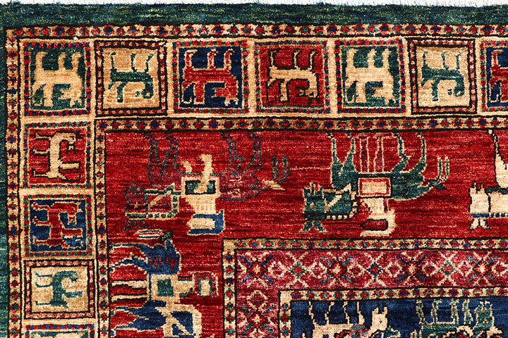 Multi Colored Ziegler 9' 8 x 9' 9 - No. 66214 - ALRUG Rug Store