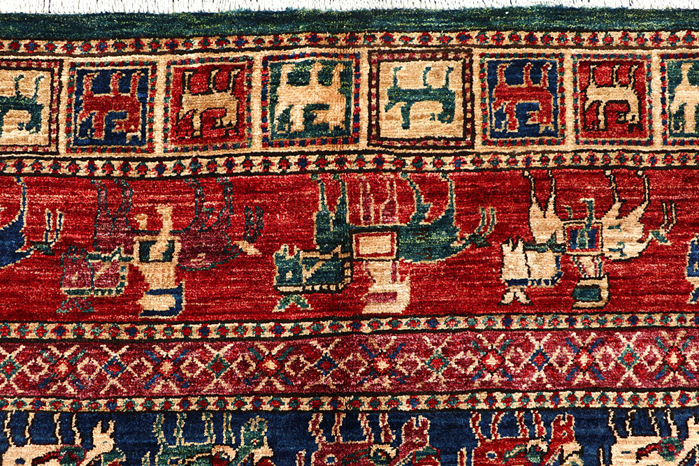 Multi Colored Ziegler 9' 8 x 9' 9 - No. 66214 - ALRUG Rug Store