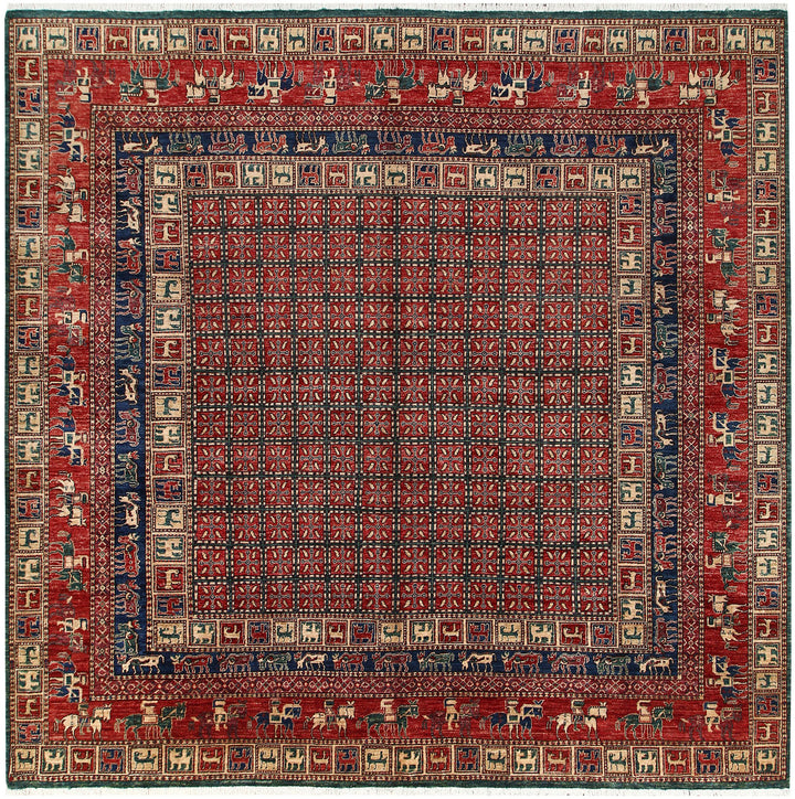 Multi Colored Ziegler 9' 8 x 9' 9 - No. 66214 - ALRUG Rug Store