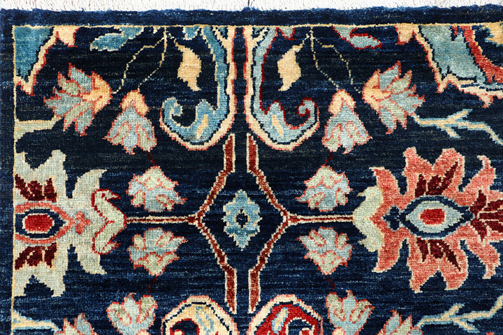 Midnight Blue Ikat 9' 1 x 11' 11 - No. 66215 - ALRUG Rug Store