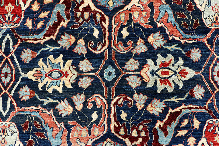 Midnight Blue Ikat 9' 1 x 11' 11 - No. 66215 - ALRUG Rug Store