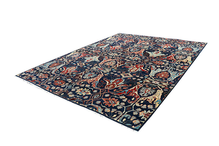 Midnight Blue Ikat 9' 1 x 11' 11 - No. 66215 - ALRUG Rug Store