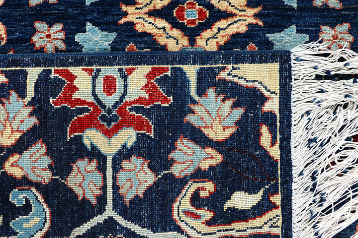 Midnight Blue Ikat 9' 1 x 11' 11 - No. 66215 - ALRUG Rug Store