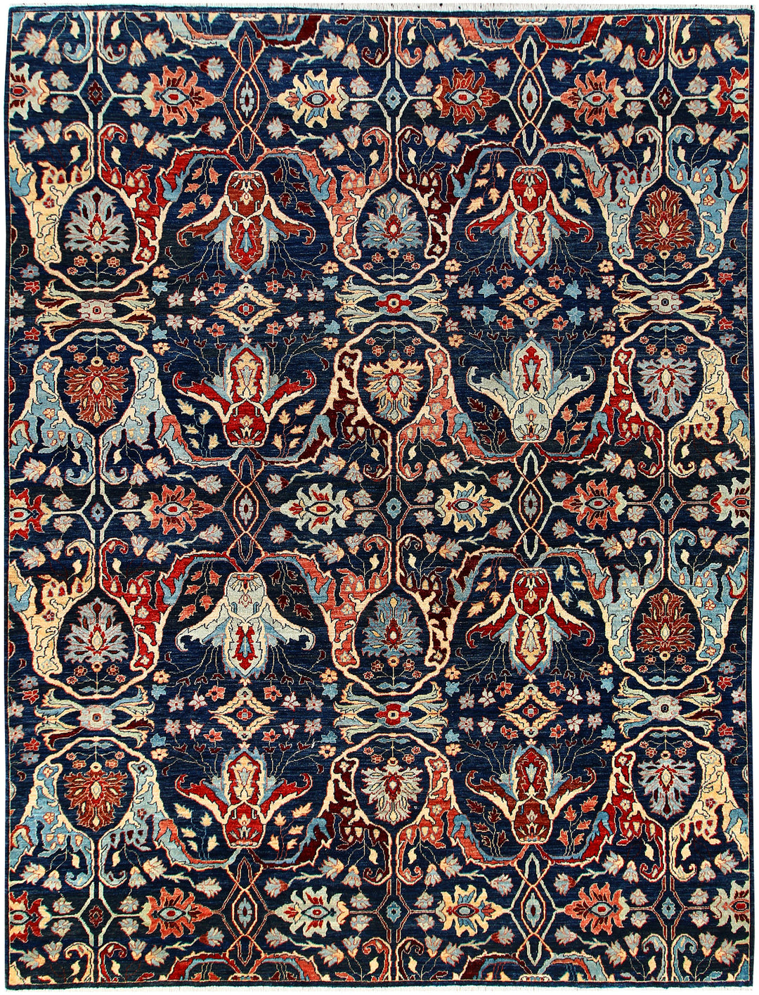 Midnight Blue Ikat 9' 1 x 11' 11 - No. 66215 - ALRUG Rug Store