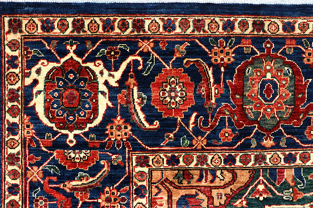 Midnight Blue Ziegler 8' 10 x 11' 10 - No. 66218 - ALRUG Rug Store