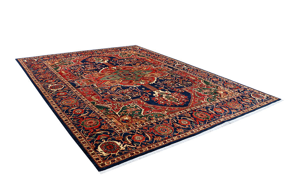 Midnight Blue Ziegler 8' 10 x 11' 10 - No. 66218 - ALRUG Rug Store