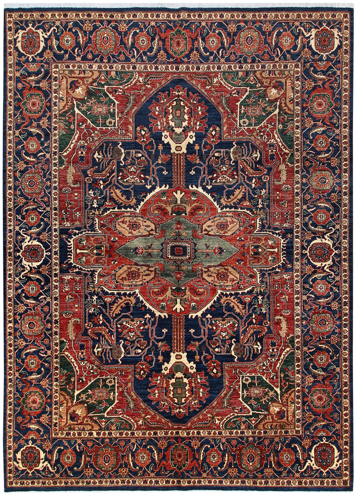 Midnight Blue Ziegler 8' 10 x 11' 10 - No. 66218 - ALRUG Rug Store