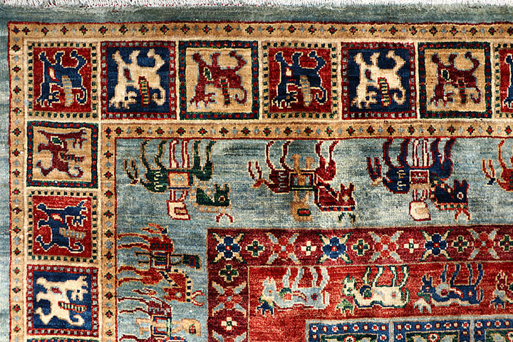 Multi Colored Ziegler 8' 10 x 11' 6 - No. 66219 - ALRUG Rug Store