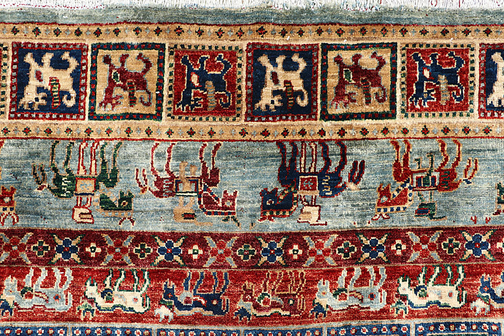 Multi Colored Ziegler 8' 10 x 11' 6 - No. 66219 - ALRUG Rug Store